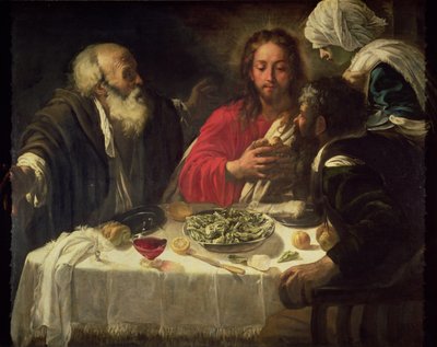 The Supper at Emmaus, c.1614-21 by Michelangelo Merisi Caravaggio